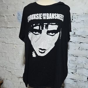 Black Siouxsie and the Banshees Graphic T-Shirt
